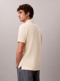 Beige Cotton Piqué Polo Shirt  Men