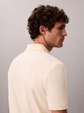 Beige Cotton Piqué Polo Shirt  Men