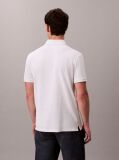 Λευκό Polo T-Shirt Από Βαμβάκι Πικέ  Άνδρας