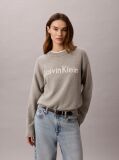Grey Logo Graphic Relaxed Jumper  Women