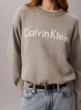 Grey Logo Graphic Relaxed Jumper  Women