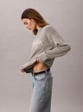 Grey Logo Graphic Relaxed Jumper  Women