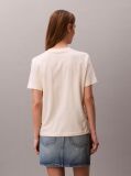Λευκό T-Shirt Με Λογότυπο  Γυναίκα
