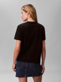 Μαύρο T-Shirt Με Λογότυπο  Γυναίκα