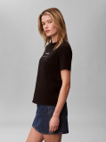 Μαύρο T-Shirt Με Λογότυπο  Γυναίκα