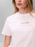Λευκό T-Shirt Με Λογότυπο  Γυναίκα