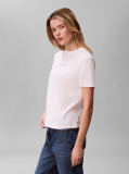 Λευκό T-Shirt Με Λογότυπο  Γυναίκα