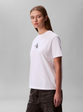 Λευκό Κοντομάνικο T-Shirt  Γυναίκα