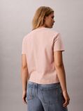 Orange Glossy Metallic Logo T-shirt  Women