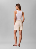 Yellow Double Gauze Novelty Short  Women