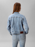 Denim Cropped Denim Trucker Jacket  Women