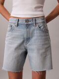 Denim 90s Washed 6" Inseam Denim Shorts  Women