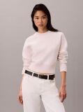 Pink Monogram Wool Blend Raglan Sleeve Jumper  Women