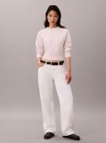Pink Monogram Wool Blend Raglan Sleeve Jumper  Women
