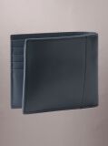 Blue Nappa Leather RFID Billfold Wallet  Men