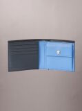 Blue Nappa Leather RFID Billfold Wallet  Men