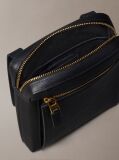 Black Premium Leather Crossbody Bag  Men