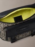 Multi Water Repellent Logo Jacquard Bum Bag  Men