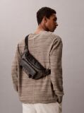 Multi Water Repellent Logo Jacquard Bum Bag  Men