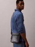 Blue Monologo Webbing Strap Reporter Bag  Men