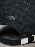 Black Canvas Emblem Logo Baseball Cap  Men