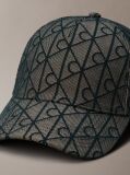 Multi Logo Jacquard Twill Cap  Men