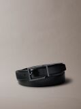 Black Reversible Full-Grain Leather Belt  Men