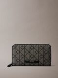 Multi Δερμάτινη Θήκη Διαβατηρίου Με RFID Και Logo Jacquard  Γυναίκα