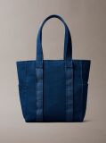 Denim Τσάντα Tote Με Ζακάρ Λογότυπο  Γυναίκα