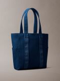 Denim Τσάντα Tote Με Ζακάρ Λογότυπο  Γυναίκα