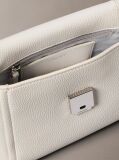 White Pebble Grain Crossbody Bag  Women