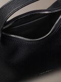 Pink Logo Strap Textured Crossbody Bag  Women