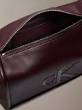 Red Contrast Monogram Boxy Shoulder Bag  Women
