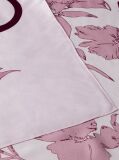 Pink Square Floral Logo Scarf  Women