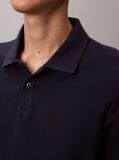 Blue Piqué Tipping Polo Shirt  Men