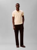 Yellow Supima Cotton Slim Refined Pique Polo Shirt  Men