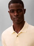 Yellow Supima Cotton Slim Refined Pique Polo Shirt  Men
