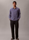 Blue Soft Modal Relaxed Shirt  Men
