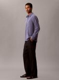 Blue Soft Modal Relaxed Shirt  Men