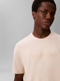 Μπεζ T-shirt Με Γραφικό Λογότυπο  Άνδρας