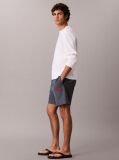 Blue Embroidered Logo Jogger Shorts  Men