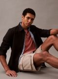 Brown Comfortable and stylish. Cargo bermuda shorts, an easy-to-wear piece for casual style.  Men