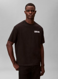 Black Heavy Jersey Logo T-shirt  Men