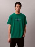 Green Monogram Logo T-Shirt  Men