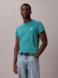 Green Cotton Badge T-shirt  Men