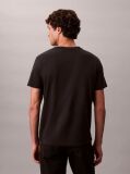 Μαύρο Βαμβακερό T-shirt  Άνδρας