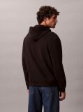 Μαύρο Άνετο Hoodie Με Μονόγραμμα  Άνδρας