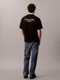 Black Back Logo T-shirt  Men