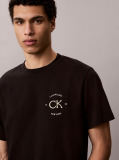 Black Embroidered Logo T-shirt  Men