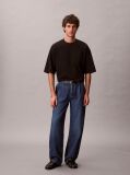 Black Relaxed Cooling Pique T-Shirt  Men